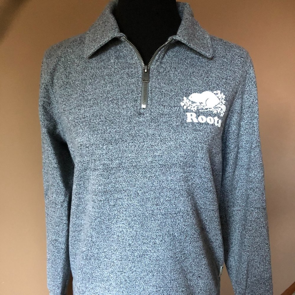 Roots Heather Gray ¼ Zip Sweatshirt